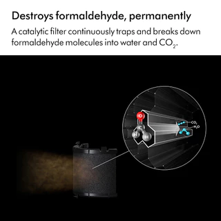 Dyson Purifier Big+Quiet Formaldehyde BP03 (Bright nickel/Prussian blue) เครื่องฟอกอากาศ ไดสัน