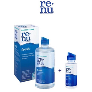 RENU รีนิว น้ำยาล้างแช่คอนแทคเลนส์ 355 ml แถม 60 ml แช่เลนส์