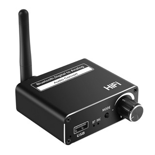 D18 3in1 Coaxial Optical DAC Bluetooth Receiver 5.0 Digital To Analog Audio Converter 3.5มม.อะแดปเตอร์ AUX