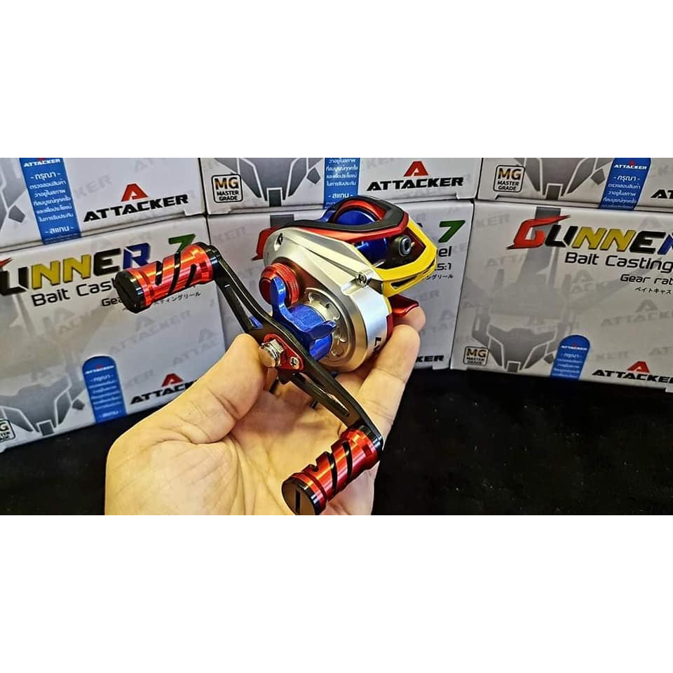 รอก กันเนอร์ ATTACKER รุ่น GUNNER 7  แอคเทคเกอร์ กันเนอร์ ATTACKER รุ่น GUNNER 7 น๊อปดำ