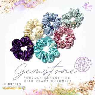 ยางรัดผมผ้าไหมมัลเบอร์รี่ แอทลิซ Atlizsilk gemstone collection