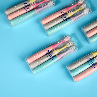แปรงสีฟันเด็ก แปรงสีฟันเด็กขนนุ่มไม่เจ็บเหงือก แพ็ค 3 ด้าม สำหรับ 1-5 ปี