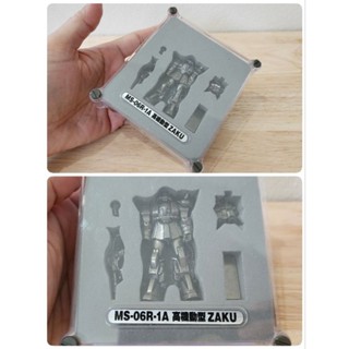 Gundam Chogokin Nano MS-06R-1A ZAKU วัสดุโลหะทั้งตัว ของใหม่ในแพ็คไม่เคยแกะ พิจารณาภาพ/VDO