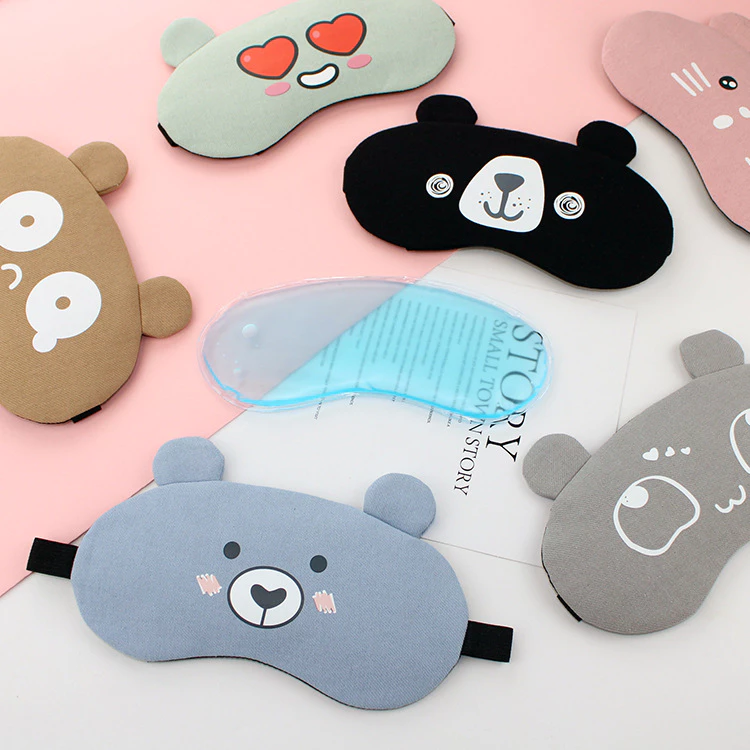ID888 ที่ปิดตา ผ้าปิดตา แถมเจลทุกชิ้น ผ้าปิดตานอน ประคบร้อน-เย็น พร้อมส่ง