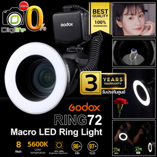 ผ่อน 0% ** Godox LED Ring72 Macro Ring Light 8W 5600K ไฟถ่ายสินค้า ไฟมาโคร - รับประกันศูนย์ Godox Thailand 3ปี