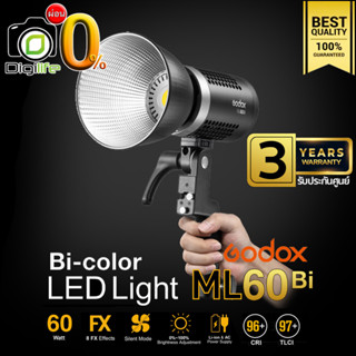 ผ่อน 0%** Godox LED ML60Bi 60W Bi-Color 2800K-6500K - รับประกันศูนย์ Godox Thailand 3ปี ( ML60 Bi )