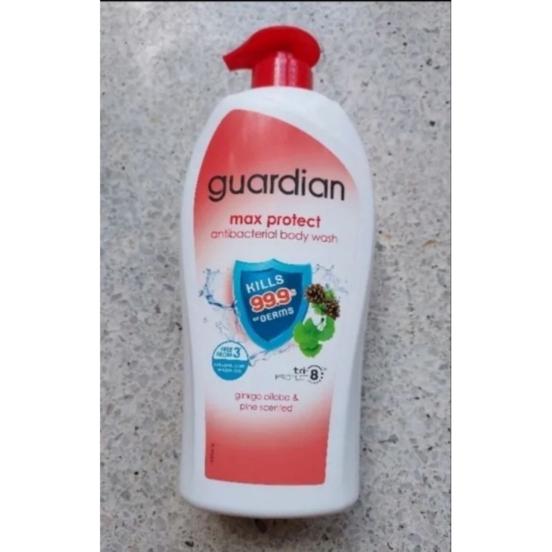 ครีมอาบน้ำ การ์เดี้ยนแอนตี้แบค แม็กซ์โพรเทค 1000 มล. GUARDIAN MAX PROTECT ANTIBACTERIAL BODY WASH 10