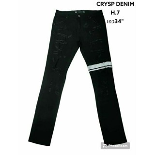 CRYSP DENIM แท้ เอว34 "กางเกงยีนส์ชาย