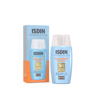 JUL02 ส่งฟรี ISDIN Fotoprotector Fusion Water Magic SPF50 50ml  กันแดด เนื้อบางเบาให้ความชุ่มชื้นและสารต้านอนุมูลอิสระ