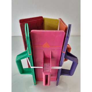 เกียง กะบะฉาบปูน พลาสติกหนา คละสี / ฟ้า / สีดำหนาพิเศษ ยกโหล(12ชิ้น)