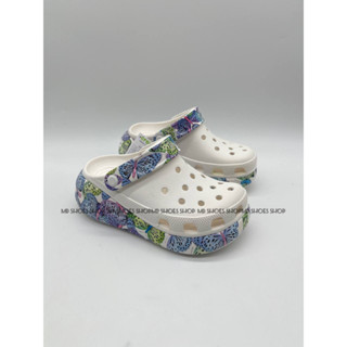 รองเท้า Crocs classic butterfly crush รองเท้า ผู้หญิง ส้นสูง M3---M7 สวย นิ่ม ใสบ่าย พร้อมส่ง