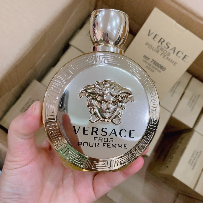 Versace Eros Pour Femme EDP 100 ml เทสเตอร์ กล่องน้ำตาล - รูปที่ 2