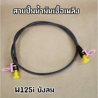 สายปั๊มน้ำมันเชื้อเพลิง Wave125i ไฟเลี้ยวบังลม W125i 2005 เวฟ125ไฟเลี้ยวบังลม