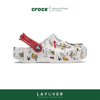 รองเท้า Crocs รุ่น Peanuts Classic Clog White (แถมJibbitz8ตัว)