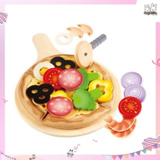 HAPE Perfect Pizza Playset พิซซ่าพร้อมกล่องใส่เสมือนจริง 29 ชิ้น สำหรับเด็กอายุ 3 ปีขึ้นไป