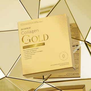 อาวียองซ์ คอลลาเจน โกลด์ 1 กล่อง ( 15 ซอง ) aviance Collagen Gold