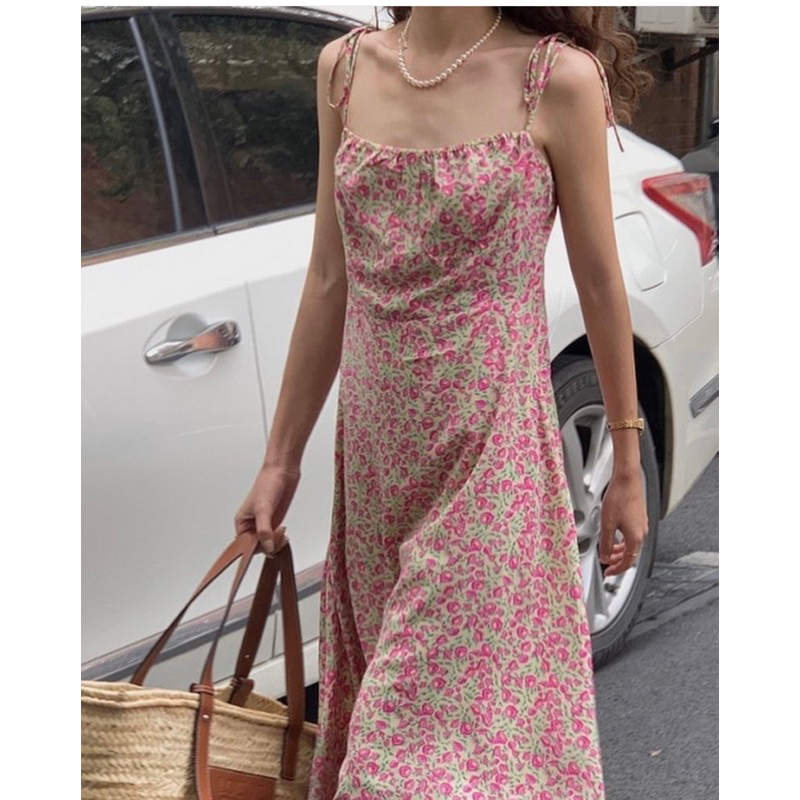 เดรสเเบรนด์INBYIN BOUTIQUEลายดอกไม้