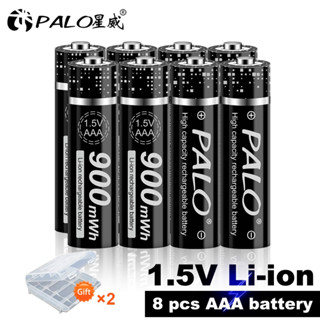 แบตเตอรี่ลิเธียม 1.5V AAA แบตเตอรี่ปล่อยประจุต่ำ แบตเตอรี่ AAA 1.5V แบบชาร์จซ้ำได้ แบตเตอรี่แรงดันคงที่