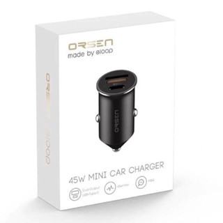 Orsen C8 PD 45W หัวชาร์จในรถ 2 พอร์ต ( Type C + USB ) รองรับ QC 4.0 SCP FCP | Orsen by Eloop