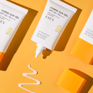 [NEW] EVES กันแดด อีฟส์ ซันเจล ขนาด 30 ml. ป้องกันผิวจากแสง UVA/UVB แสงสีฟ้า เนื้อบางเบา SPF50+ PA+++ คนท้องใช้ได้