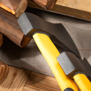 Deli ขวาน ขวานตัดไม้ ขวานเดินป่า ขนาด 600 800 กรัม ด้ามไฟเบอร์ จับถนัดมือ Fiber Handle Axes