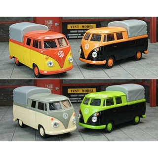 โมเดลรถโฟล์ค  Volkswagen (VW T1 Double Cabin Pick Up) สเกล1:36 โมเดลรถสะสม