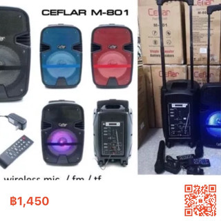 ลำโพงล้อลากอเนกประสงค์ Ceflar M-801