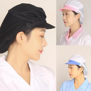 (พร้อมส่ง)หมวกผ้า ผ้าคลุมผมสําหรับปรุงอาหาร งานผลิตงานโรงงาน