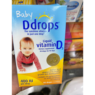 Baby Ddrops Liquid Vitamin D3 2.5ml.