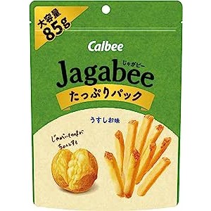 Calbee Jagabee เกลือเบา 85 กรัม X 12 ถุง ส่งตรงจากญี่ปุ่น