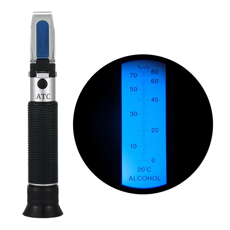 🔥ลดพิเศษ🔥 เครื่องวัดแอลกอฮอล์ 0-80%v/v Refractometer บริกซ์ รีแฟลกโตมิเตอร์ Brix Alcohol meter - รูปที่ 2
