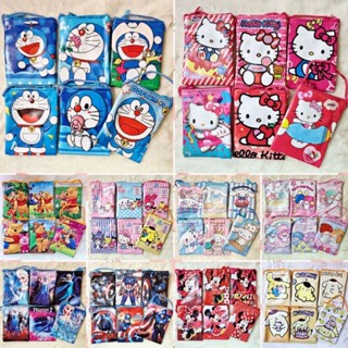 (เงา) B...กระเป๋าใส่เหรียญทรงเหลี่ยมมีสาย 12 ใบ สุ่มลาย