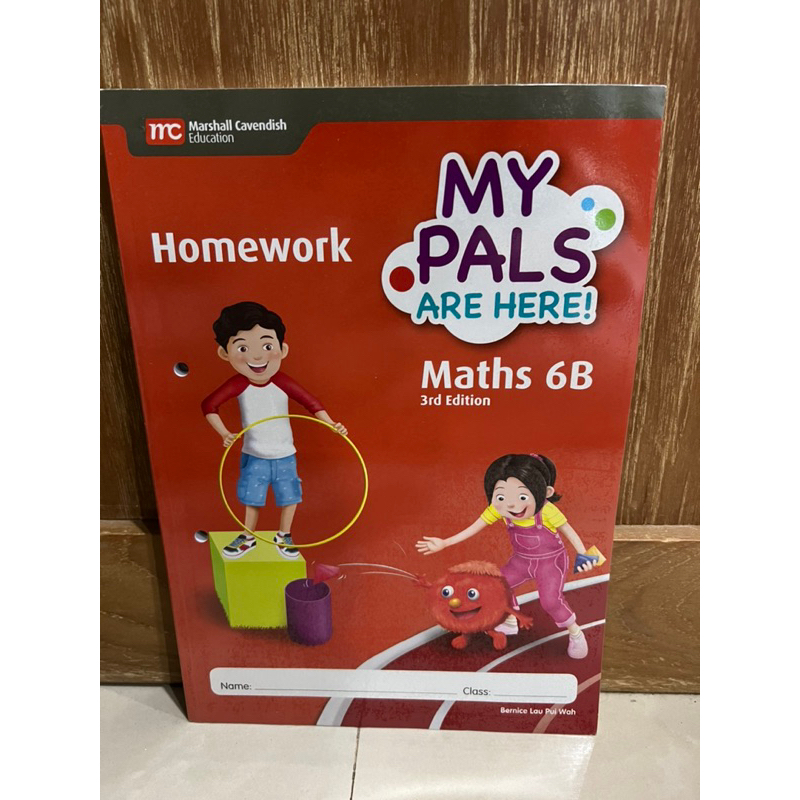 My Pals Are Here Maths 6B Homework  แบบฝึกหัดเสริมคณิตศาสตร์ระดับประถมศึกษา 6 เทอม 2