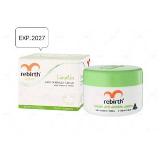 ของแท้🇦🇺 REBIRTH LANOLIN ANTI - WRINKLE CREAM 100 ML