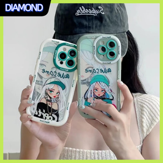 💲คูปองเคลม💲เคสไอโ case for iphone 11 12 ตัวการ์ตูน เคส 14 13 12 11 pro max การป้องกันอย่างเต็มที่ ซิลิโคนเหลว