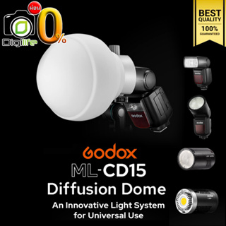 Godox Softbox ML-CD15 Collapsible Diffusion Dome Kit ซ๊อฟบ๊อก สำหรับแฟลชหัวเหลี่ยม แฟลชหัวกลม แฟลชและ LEDเมาท์Godox