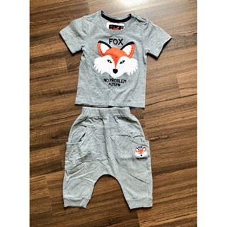 ชุดเด็ก ขายชุดเซต แบรนด์ vintage kidwear ของแท้  ลายfox ขนนุ่ม น่ารักมากๆ ผ้าดี ใส่สบายไม่บาง size sss