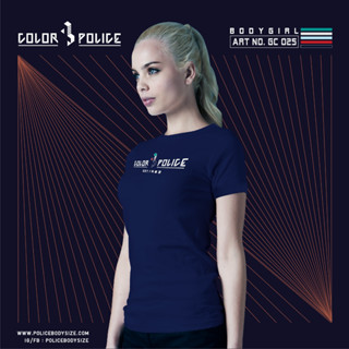 เสื้อยืด คอกลม Police Bodygirl GC025