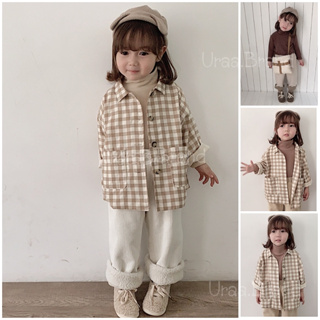 5 สี / 90-130 / เสื้อแขนยาวบุขน สำหรับเด็ก รุ่น Warm Classic Turtle Neck Kids - KSS