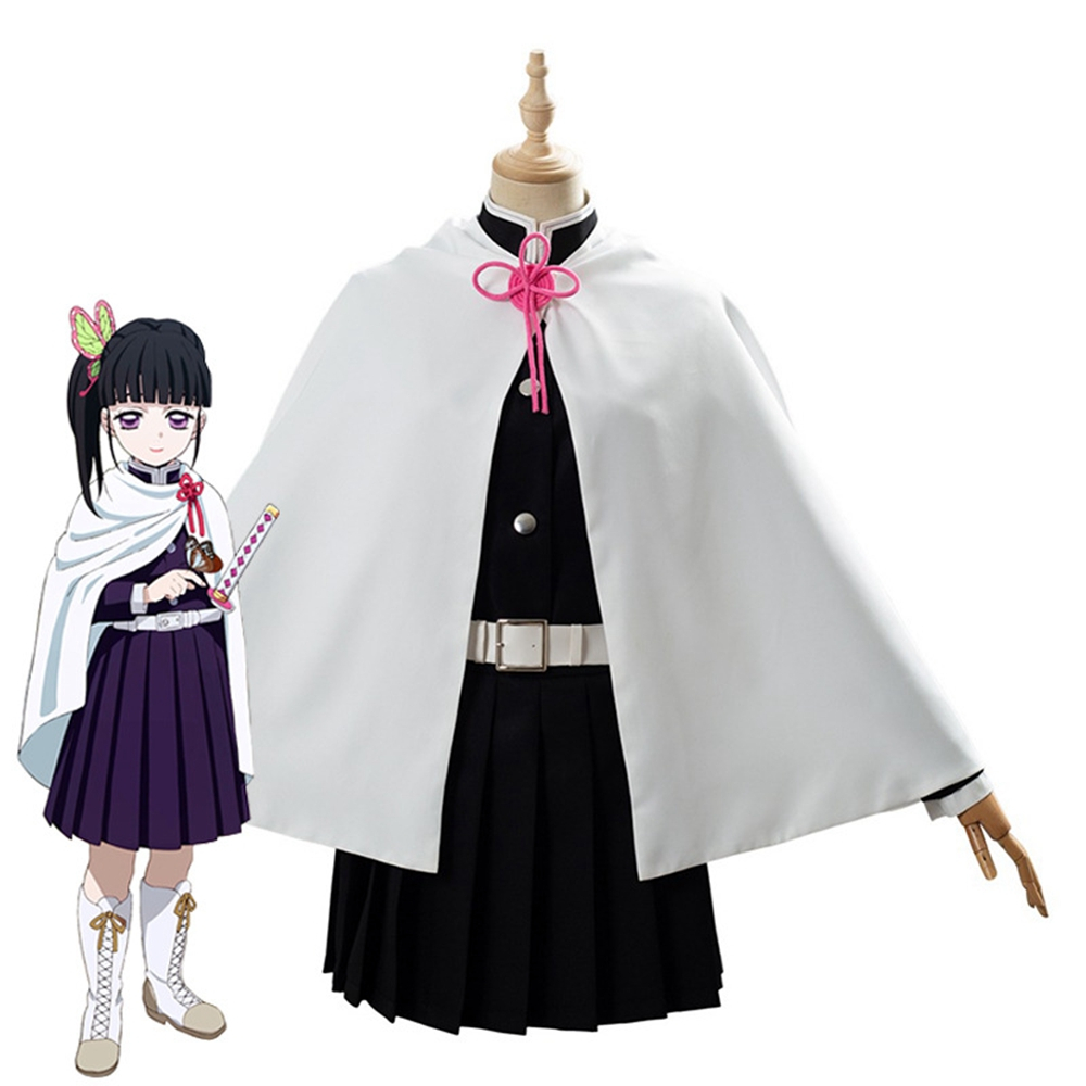 อะนิเมะปีศาจนักฆ่าคอสเพลย์เครื่องแต่งกาย Kimetsu No Yaiba Kanao Tsuyuri Kanawo เครื่องแต่งกายcosplay