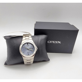 นาฬิกา CITIZEN MENS BM8080-59A ECO DRIVE GRAY DIAL STAINLESS STEEL WATCH 36 MM พร้อมกล่อง (ใหม่)