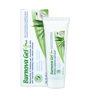 (ของแท้) VITARA Burnova Gel Plus 25 / 70g เจลใสว่านหางจระเข้ ใบบัวบก แตงกวา สำหรับผิวตากแดด