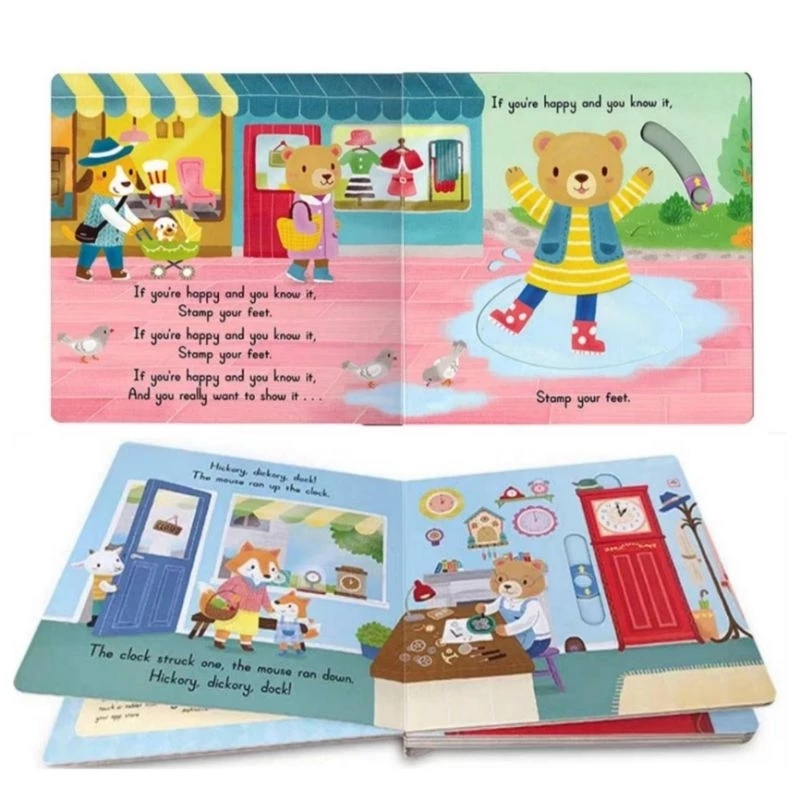 หนังสือเพลงภาษาอังกฤษ Sing along with me หนังสือboard bookอ่านก่อนนอนสำหรับเด็ก เพลงกล่อมนอน thumbnail 9
