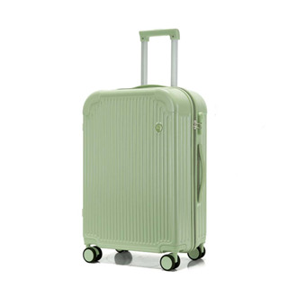 ZT Luggage กระเป๋าเดินทางลายทางแฟชั่น,กระเป๋าเดินทางวัสดุABS+PCหนา,ซิปเปิดและปิด,ล้อสากล,กระเป๋าเดินทาง 20 นิ้ว 24 นิ้ว