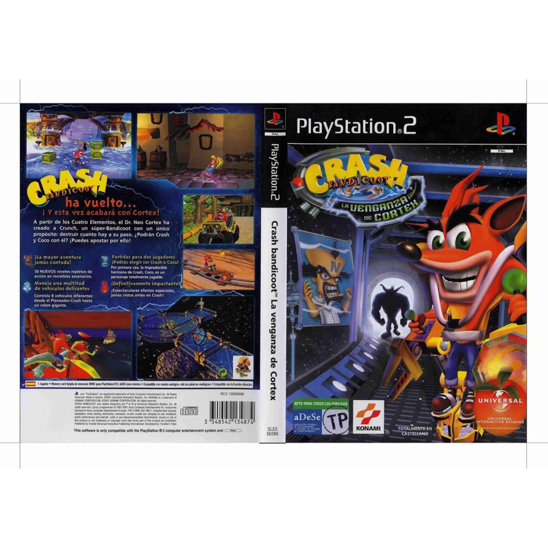 แผ่นเกมส์Ps2 - Crash: Bandicoot