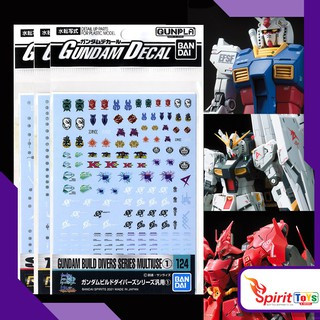 Gundam Decal รวมสติ๊กเกอร์น้ำ กันดั้ม