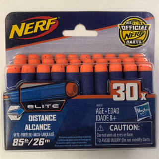 กระสุนปืน NEW Hasbro NERF Elite 30 Darts Distance 85 Ft / 26 m Age 8+