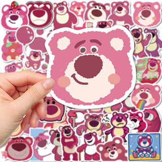 สติกเกอร์กันน้ำ Lotso สำหรับกระเป๋า / แล็ปท็อป / โทรศัพท์ / รถยนต์ / ผนัง 50ชิ้น