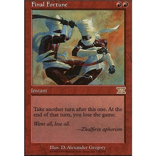 Final Fortune การ์ด Magic The Gathering ของแท้