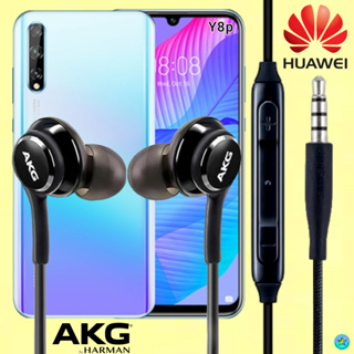 หูฟัง สมอลทอล์ค Huawei In-Ear Aux หัวเหว่ย อินเอียร์ เบสหนัก เสียงดี เล่น-หยุดเพลง-เพิ่ม-ลดระดับเสียง Y8P